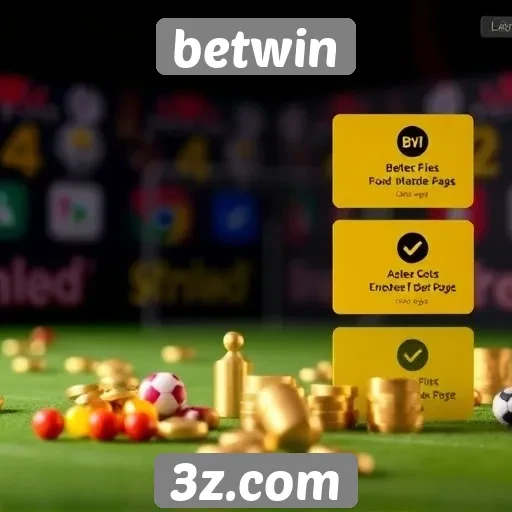 Exploração das funcionalidades do site betwin